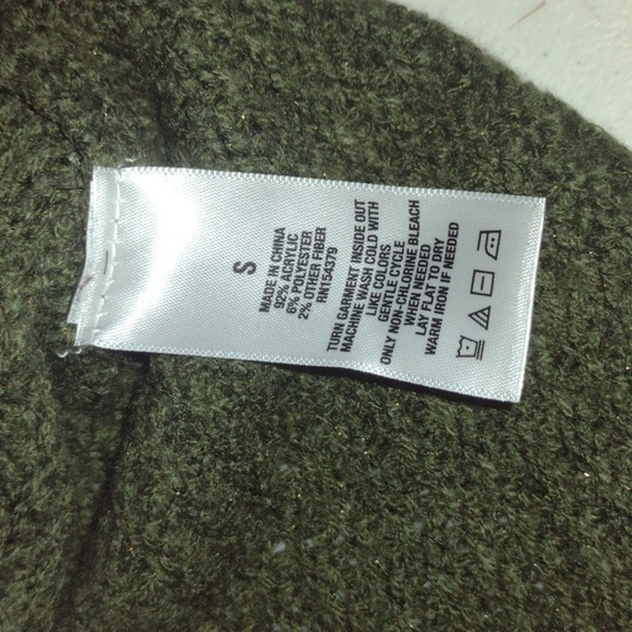 Aeropostale dark green sweater size small knit - Picture 6 of 7